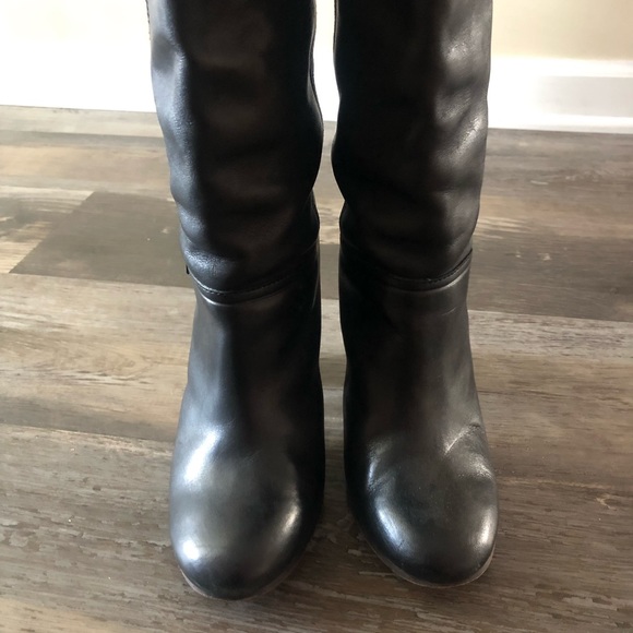 Coach Leather Tassel Boots. - Picture 6 of 8